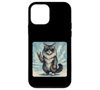 Gafas de sol de gato del bosque noruego, música rock, divertidas, retro Carcasa para iPhone 12 mini