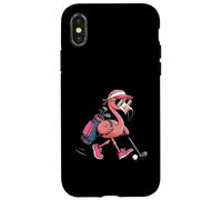 Gafas de sol de golf rosa flamenco mujer mujer golfista amante del golf Carcasa para iPhone X/XS