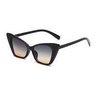 Gafas de sol de moda estilo ojo de gato retro para tiro callejero al aire libre, vacaciones, playa, gafas de sol (color: G, tamaño: mediano)