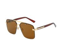 Gafas de Sol de Moda Mujeres Hombres Vintage Lujo Doble Puente Sombras Al Aire Libre Conducción Anteojos Uv400