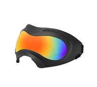 Gafas de sol de moda para perros, bloqueo solar, cómodas, acolchadas, marco de policarbonato, para mascotas, para razas, viajes y senderismo, uso para perros