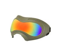 Gafas de sol de moda para perros, bloqueo solar, cómodas, acolchadas, marco de policarbonato, para mascotas, para razas, viajes y senderismo, uso para perros