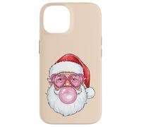 Gafas de Sol de Navidad con diseño de corazón de Papá Noel para niñas y Mujeres Carcasa para iPhone 14