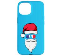 Gafas de Sol de Papá Noel francés con Bandera de Francia Humor Divertido Carcasa para iPhone 15