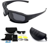 Gafas de sol deportivas polarizadas, gafas protectoras KACEPAR X7, gafas tácticas, gafas de sol para exteriores, gafas de sol para correr, ciclismo, esquí, pesca, con 4 lentes intercambiables