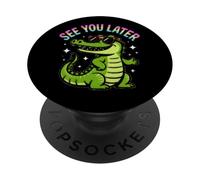 Gafas de Sol Divertidas de cocodrilo See You Later PopSockets PopGrip Adhesivo