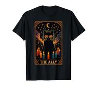Gafas de Sol Divertidas del Orgullo de la Tarjeta del Tarot del Gato aliado del Orgullo Gay LGBTQ Camiseta