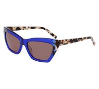 DKNY DK547S Gafas, Cobalt/Bone Tortoise, 55-135-16 Unisex Adulto