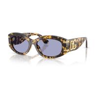 Dolce & Gabbana Mujer DG4502 33301A Gafas de sol Acetato Tortuga Violeta Redonda Normal