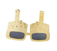 Gafas de Sol Doradas Locas de la Novedad del Partido que Colocan el Dedo Medio para el Material de la PC de los Acontecimientos de la Diversión