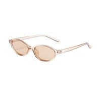 Gafas de Sol elipse con Montura pequeña para Mujer, anteojos de Sol Redondos y Negros de Marca, Gafas de Sol Circulares de diseñador para Hombre y Mujer