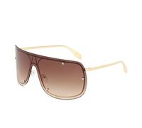 Gafas de sol Ellipse de moda UV400, lentes de sol con bloqueo UV, para hombres y mujeres, clásicas, a la moda, MC950, B