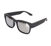 Gafas de Sol Estéreo con Gafas Inteligentes Inalámbricas Bluetooth 5.0 con Auriculares para Pescar y Correr, Color Negro (Gris-Plata)