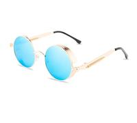 Gafas de sol estilo ojo de gato de gran tamaño para mujer, estilo retro, con protección UV400, ovaladas, ideales para ir de compras, viajar, ir a la playa, ir de fiesta o andar en bicicleta. Gris leo