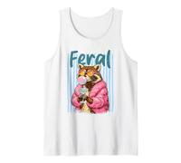 Gafas de Sol Feral Raccoon Pink Coat Martini Bubblegum Camiseta sin Mangas