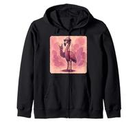 Gafas de sol flamenco, música rock, divertidas, Sudadera con Capucha