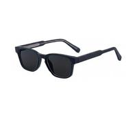 Gafas de sol fotocromáticas de montura cuadrada pequeña y elegante para hombre, ideales para viajes al aire libre, con protección solar polarizada. Color blanco que se torna gris. Medidas: 145 x 1