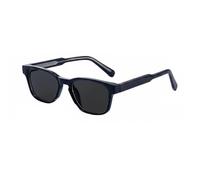 Gafas de sol fotocromáticas de montura pequeña cuadrada y elegante para hombre, ideales para viajes al aire libre, con protección solar polarizada. Color blanco que se torna gris. Dimensiones: 114