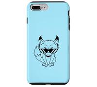 Gafas de Sol Fox Cool Look Up Mal Eyes Bad Fun Boy Cartoon Carcasa para iPhone 7 Plus/8 Plus