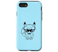 Gafas de Sol Fox Cool Look Up Mal Eyes Bad Fun Boy Cartoon Carcasa para iPhone SE (2020) / 7/8