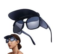 Gafas de sol genéricas - Marco ligero negro polarizado, gafas protectoras para ciclismo al aire libre, equipo de reducción del deslumbramiento | Protección solar de moda para bicicletas.