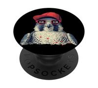 Gafas de Sol geniales del halcón peregrino PopSockets PopGrip Adhesivo