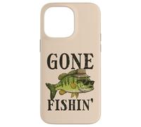 Gafas de Sol Gone Fishing Bass Fish Fisherman Hombres Mujeres Niños Carcasa para iPhone 14 Pro MAX