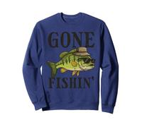 Gafas de Sol Gone Fishing Bass Fish Fisherman Hombres Mujeres Niños Sudadera