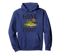 Gafas de Sol Gone Fishing Bass Fish Fisherman Hombres Mujeres Niños Sudadera con Capucha