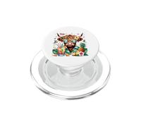 Gafas de Sol Highland Cow Hawaiian Summer Vacation PopSockets PopGrip para MagSafe