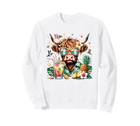 Gafas de Sol Highland Cow Hawaiian Summer Vacation Sudadera