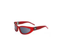 HUGO Montura para gafas graduadas de acetato rojo con monograma en 3D - StyleHG 1255/SC9A59IR, 58109448 Rojo pcs.