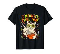Gafas de Sol I Meow Its Cake Time Baking Cat Star para Halloween Camiseta