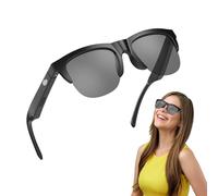 Gafas De Sol Inteligentes | Con Control De Voz Y Impermeable - Lentes De Audio Para Uso En Exteriores | para Hombres y Mujeres, Móviles, Llamadas de Música, Actividades en Exterior e Interior,