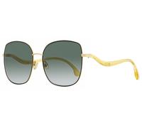 Gafas De Sol Jimmy Choo Square Mamie 0MAMIE/S 0RHL 60 Oro/Negro 60mm