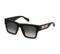 Just Cavalli Sunglasses SJC038 Total Shiny Black 54/19/145 Unisex Adultos Gafas