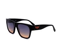 Karl Lagerfeld Unisex KL6074S 001 Gafas de sol Acetato Negro Amarillo / Azul Cuadrada Fotocromático Fotocromático