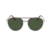Lacoste Hombre L258S 771 Gafas de sol Metal Oro Verde Redonda Normal Normal