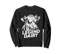 Gafas de Sol Legend Dairy, Divertidas, Animales de Granja, Vaca, Granjero Sudadera