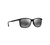Gafas De Sol Maui Jim 672-02 Hulili Con Marco Negro Mate Y Lentes Gris Neutro