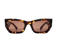 Miu Miu Mujer MU 09WS VAU06B Gafas de sol Acetato Tortuga Marrón Cuadrada Normal