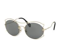 Gafas De Sol Miu Miu MU50SS ZVN9K1 57mm De Mujer Oro Pálido / Gris Oscuro
