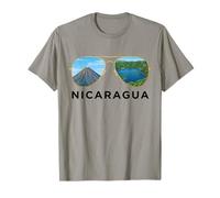 Gafas de Sol Nicaragua Volcano Reflection Camiseta