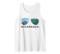 Gafas de Sol Nicaragua Volcano Reflection Camiseta sin Mangas