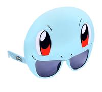 Gafas de sol oficiales Sun-Staches Pokmon Squirtle | Accesorio de disfraz para fiesta | UV400 | Talla nica para la mayora Azul claro
