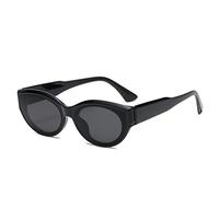 Gafas de sol ovaladas de moda con montura pequeña para hombres y mujeres, gafas de playa para disparos callejeros al aire libre (color: G, tamaño: mediano), a, Talla única