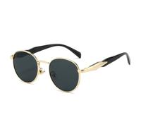 Gafas de sol ovaladas de moda populares para mujer, con degradado transparente, UV400, para hombre, ideales para ir de compras, viajar, ir a la playa, ir de fiesta y andar en bicicleta, color gris do