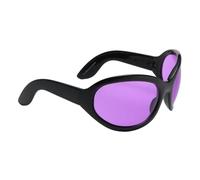 Gafas de sol ovaladas para mujer, ovaladas de gran tamaño, gafas de sol elegantes con banda elegante, para adultos, hombres y mujeres, fiestas de festivales musicales, desplazamiento diario, Navidad