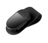 Gafas de sol para coche, gafas de sol con clip para visor, organizador de | Diseño de hebilla, lujo, protección múltiple, abrazadera de seguridad para gafas para decoración interior de furgoneta
