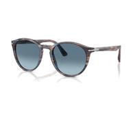 Gafas De Sol Para Hombre PERSOL PO3152S 1155Q8 Rayadas Azul Gradiente Azul 52 Mm